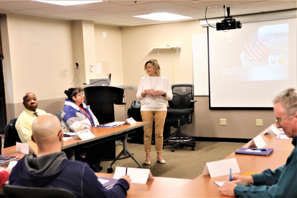 Garrison commander supports new team member onboarding process at Fort McCoy DHR