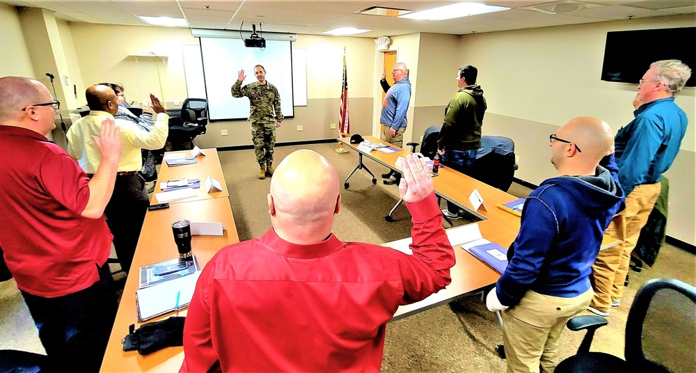 Garrison commander supports new team member onboarding process at Fort McCoy DHR