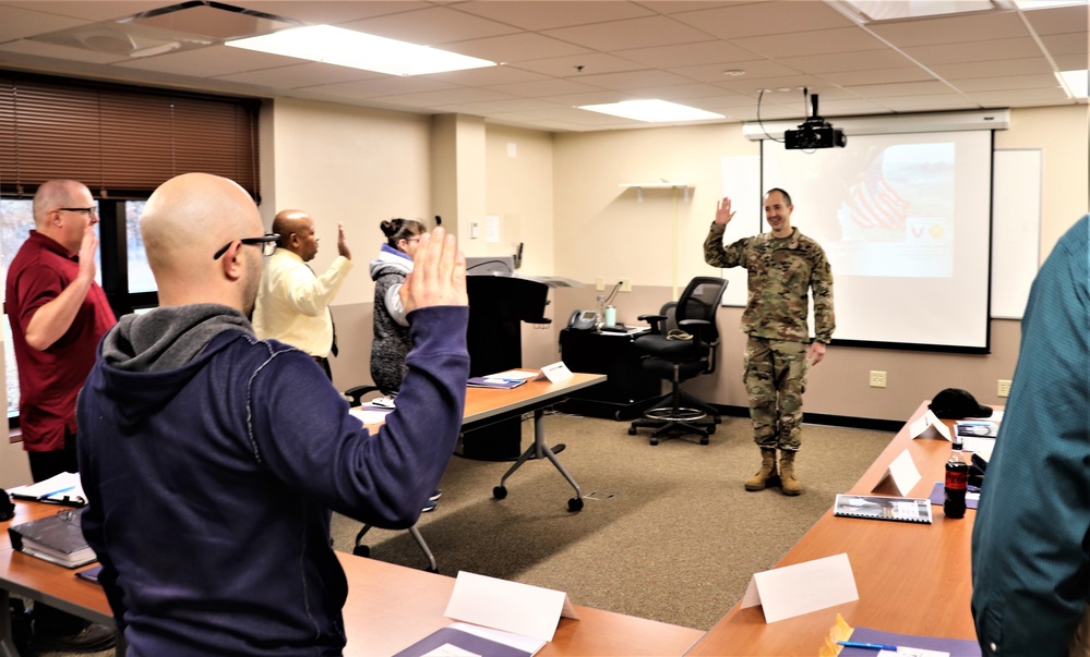 Garrison commander supports new team member onboarding process at Fort McCoy DHR