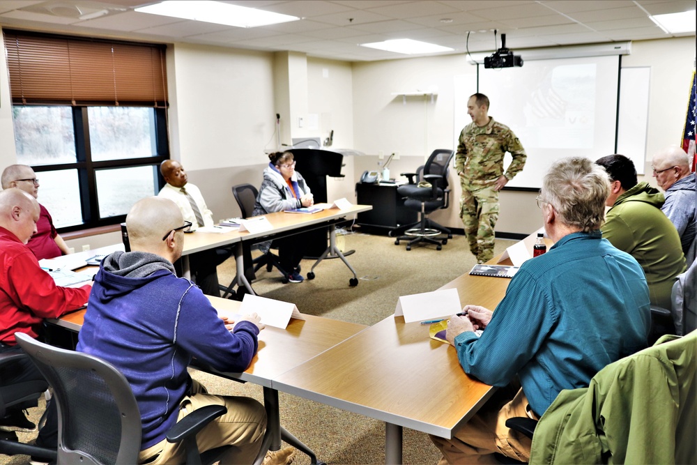 Garrison commander supports new team member onboarding process at Fort McCoy DHR