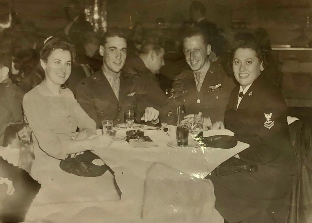 Sailors meet Aerographer’s mate from World War II