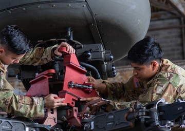 3rd Combat Aviation Brigade Conducts Blade Folding Training