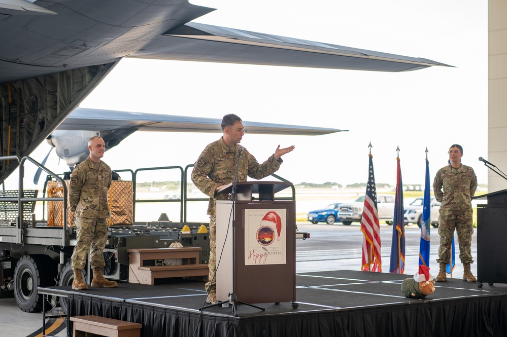 Operation Christmas Drop push ceremony 2022