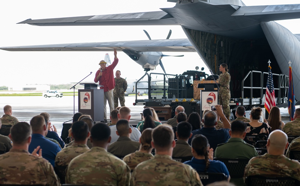 Operation Christmas Drop push ceremony 2022