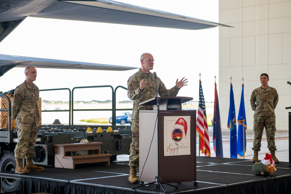 Operation Christmas Drop push ceremony 2022