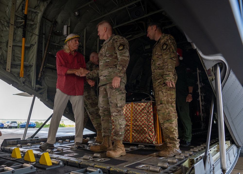 Operation Christmas Drop push ceremony 2022