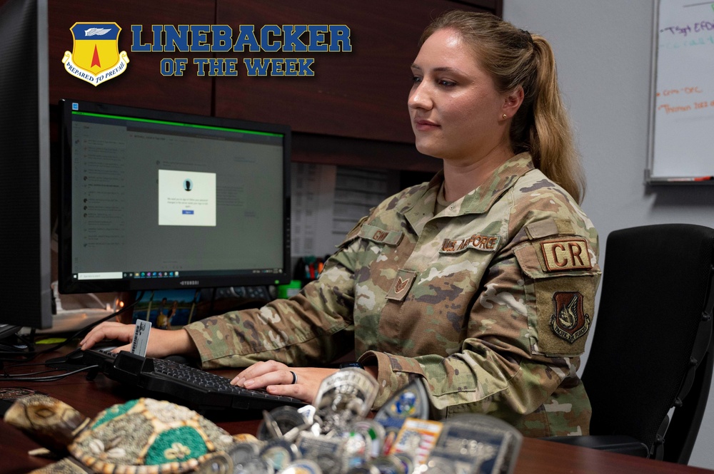 Linebacker of the Week: Tech. Sgt. Analise Gwin