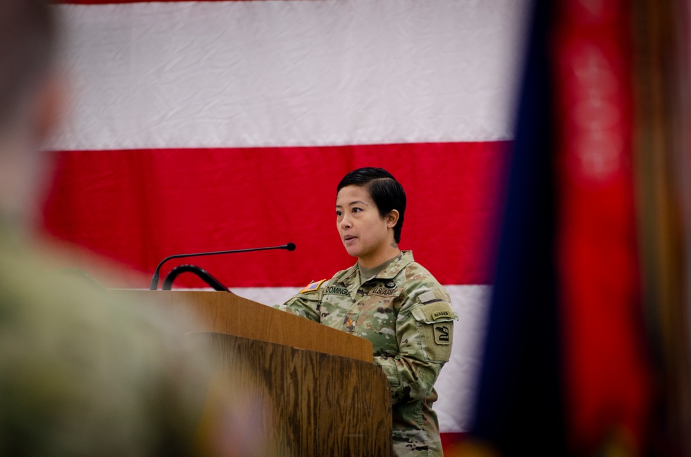 81st Stryker Brigade Combat Team change of command ceremony