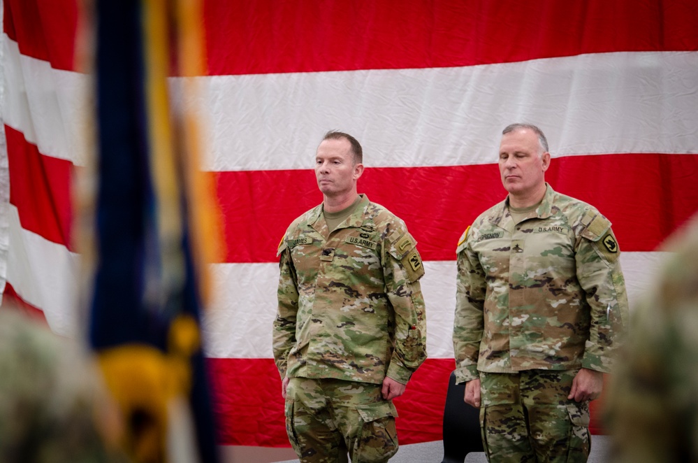 81st Stryker Brigade Combat Team change of command ceremony