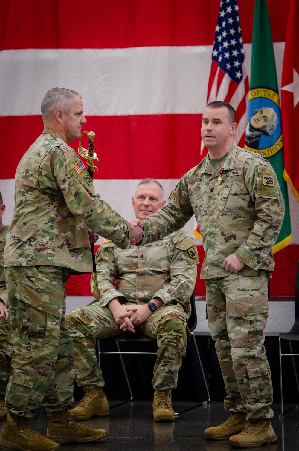 81st Stryker Brigade Combat Team change of command ceremony