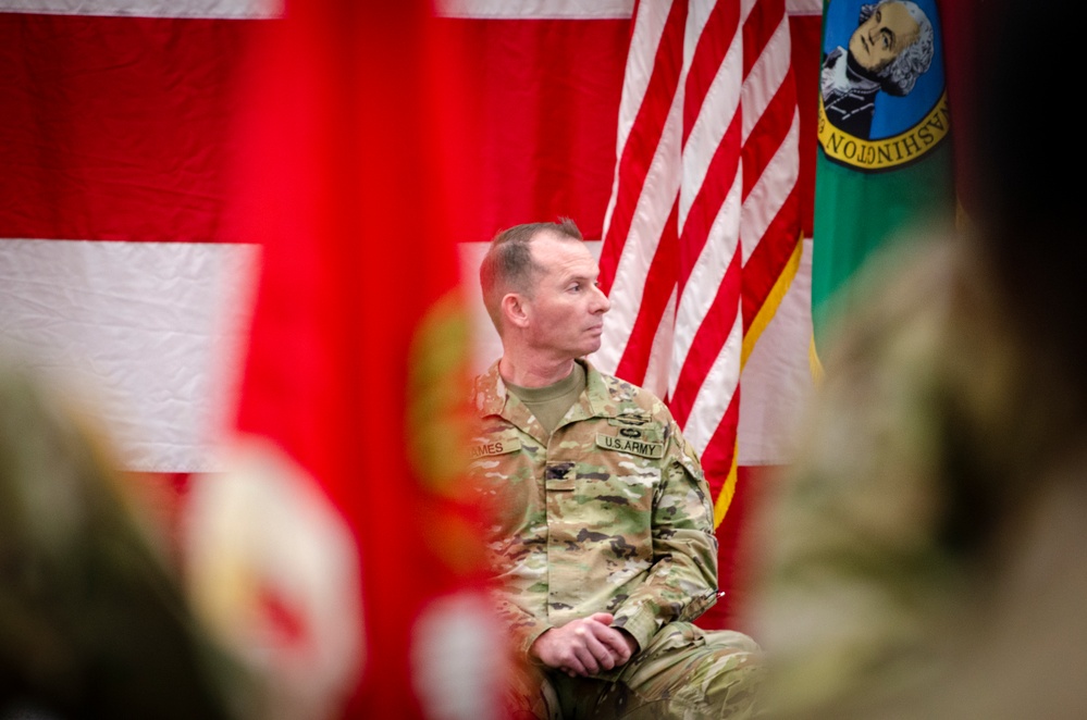 81st Stryker Brigade Combat Team change of command ceremony