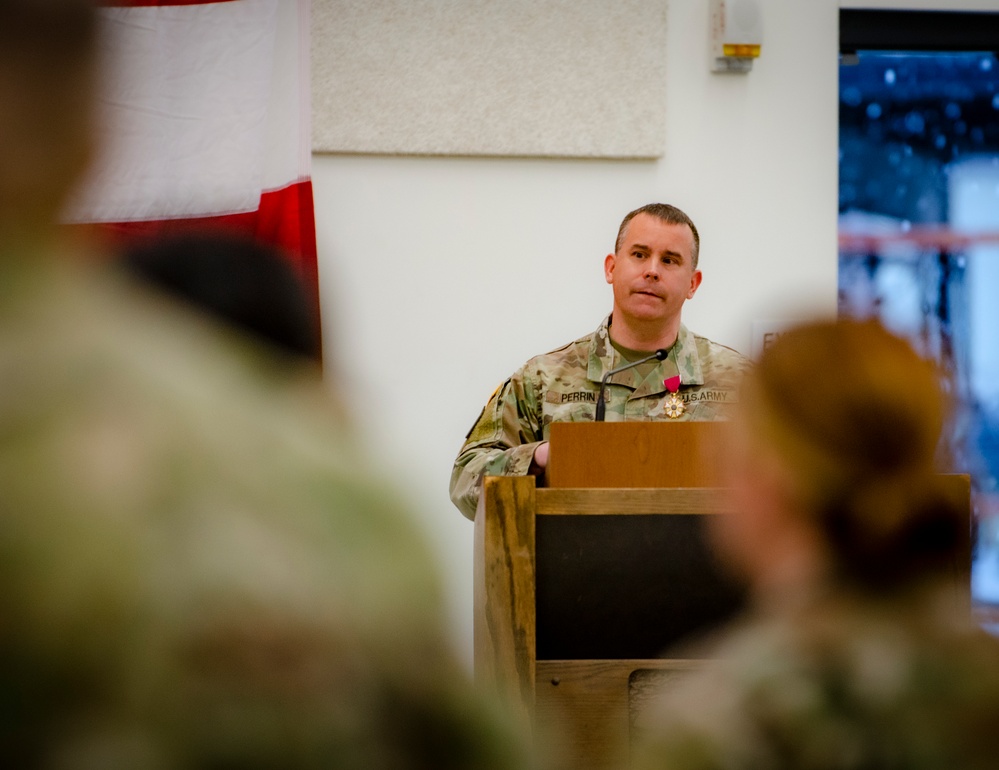 81st Stryker Brigade Combat Team change of command ceremony