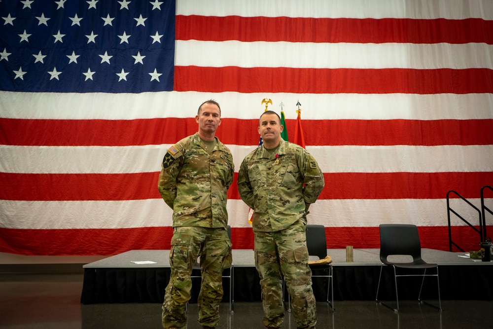 81st Stryker Brigade Combat Team change of command ceremony