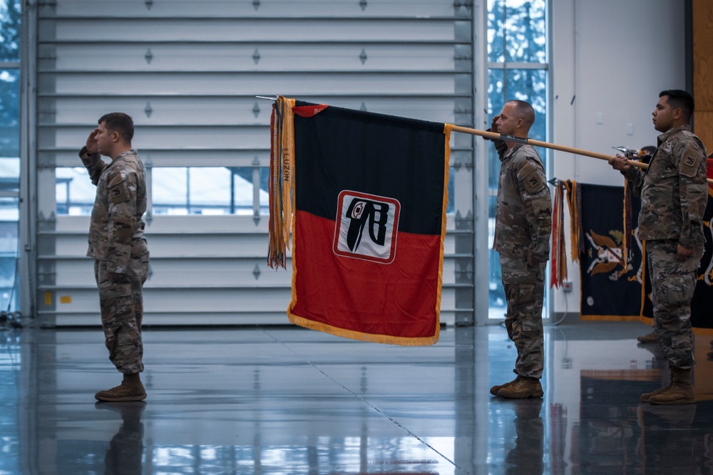 81st Stryker Brigade Combat Team change of command ceremony