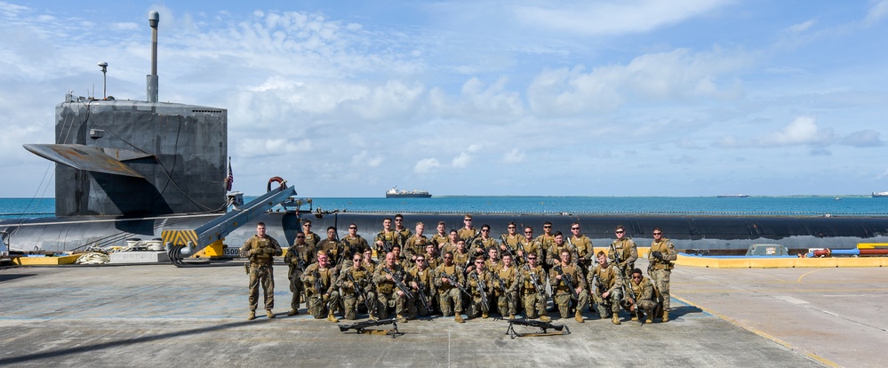 FASTPAC Support During USS West Virginia Port Visit at NSF Diego Garcia