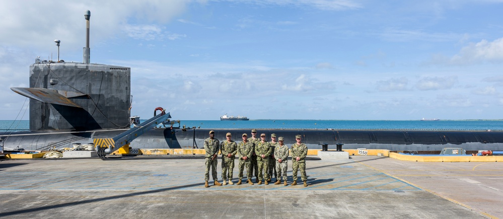 Security Support During USS West Virginia Port Visit at NSF Diego Garcia