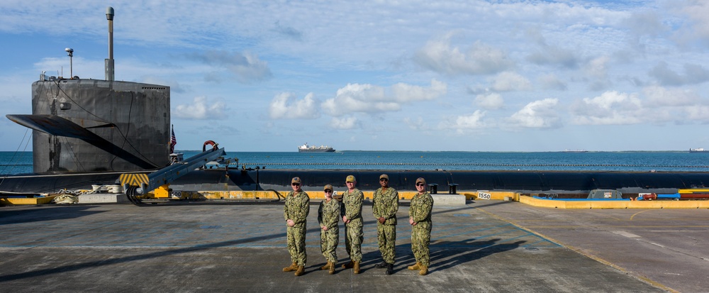 Interoperability Support During USS West Virginia Port Visit at NSF Diego Garcia
