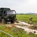 Soldiers conduct signal operations in a field environment