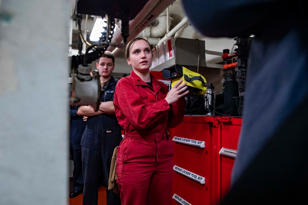 Daily Operations Aboard USS George H.W. Bush (CVN 77)