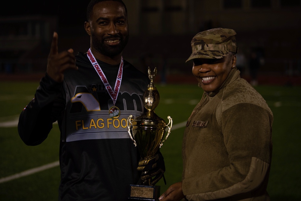 Team Ramstein hosts first Air Force vs Army Flag Football Game