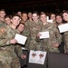 Class of 2023 cadets receive results during Branch Night