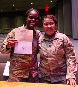 Class of 2023 cadets receive results during Branch Night