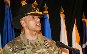 Command Sgt. Major Drummond Relinquishes Responsibility of Packhorse Battalion