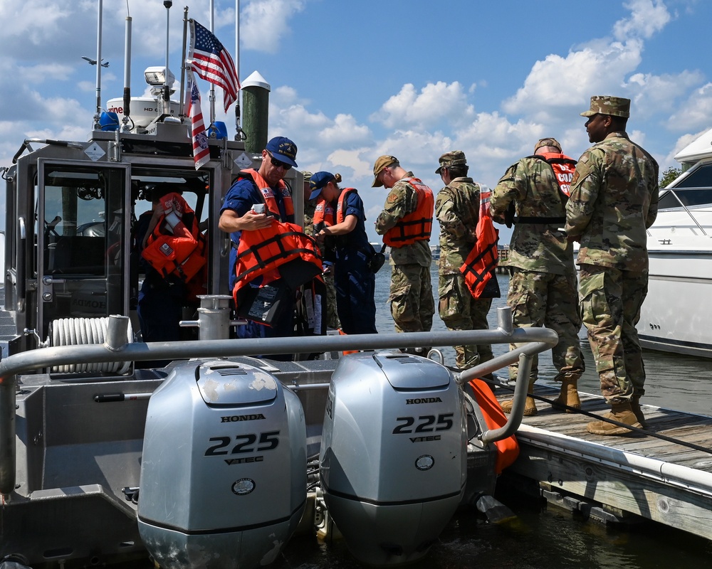 JBAB Airmen participate in Coast Guard Immersion