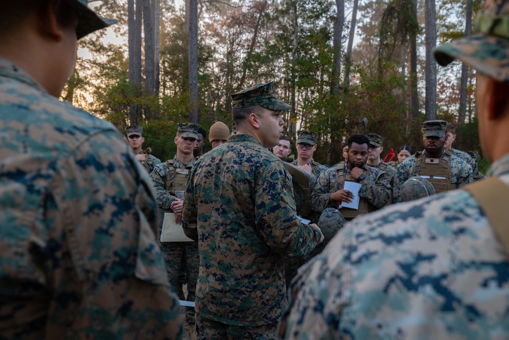 Road To MEUEX I: CLB-22 Departs 17-Vehicle Convoy to Marine Corps Auxiliary Landing Field Bogue