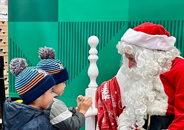 Santa Claus arrives at NEX locations around the world