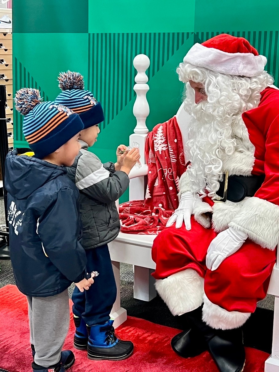 Santa Claus arrives at NEX locations around the world