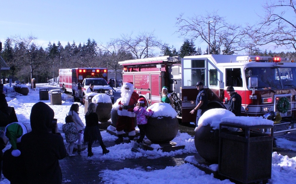 Santa Claus arrives at NEX locations around the world