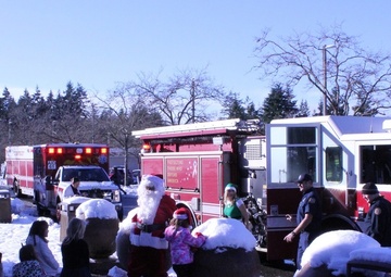 Santa Claus arrives at NEX locations around the world