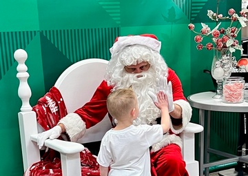Santa Claus arrives at NEX locations around the world