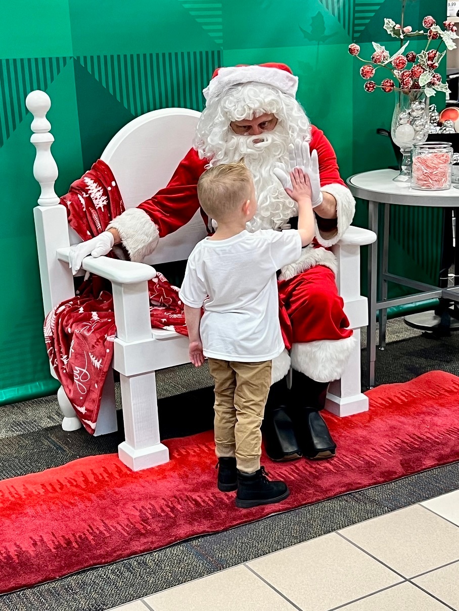 Santa Claus arrives at NEX locations around the world