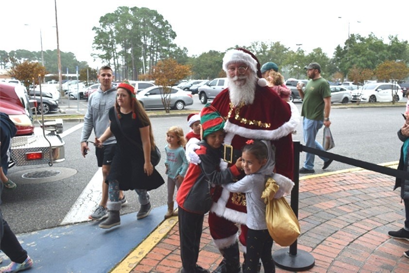 Santa Claus arrives at NEX locations around the world