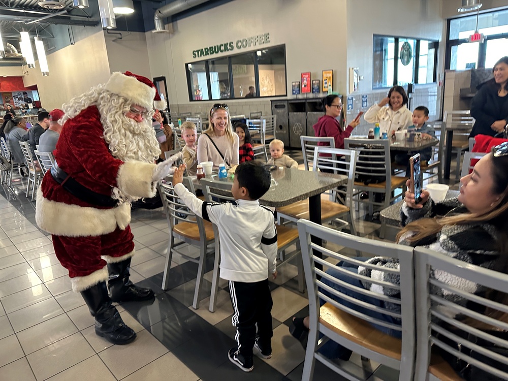 Santa Claus arrives at NEX locations around the world