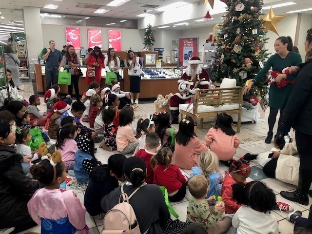 Santa Claus arrives at NEX locations around the world