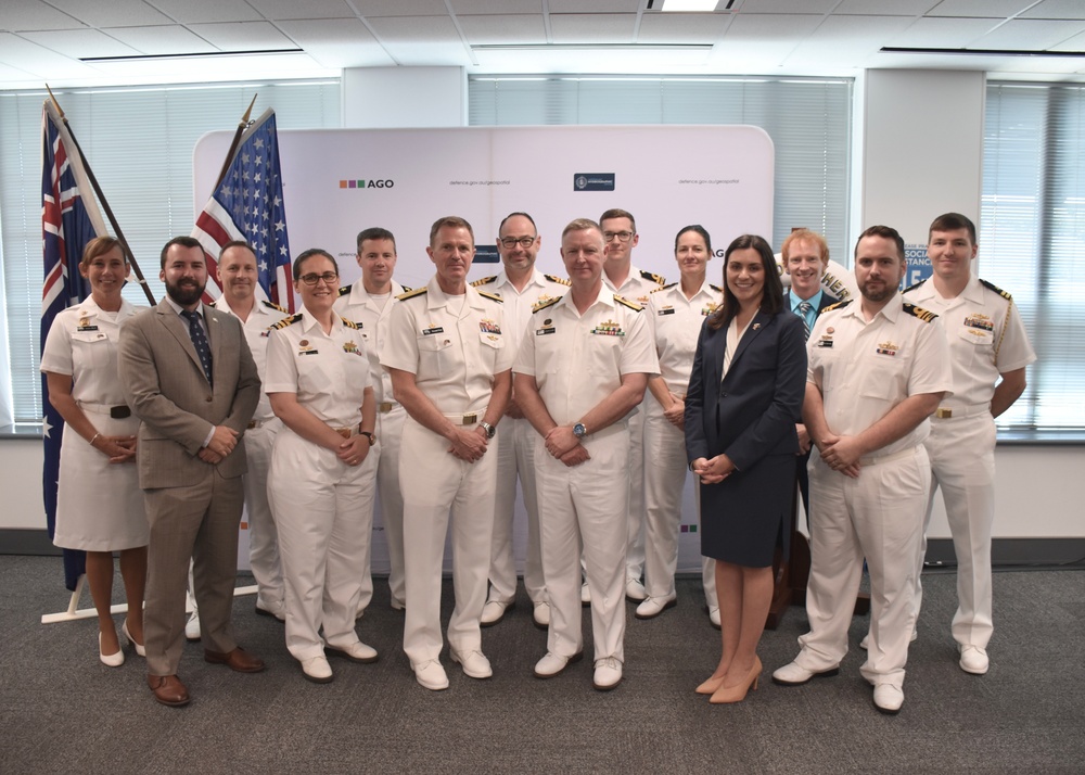 CNMOC Meets with Royal Australian Navy Counterparts