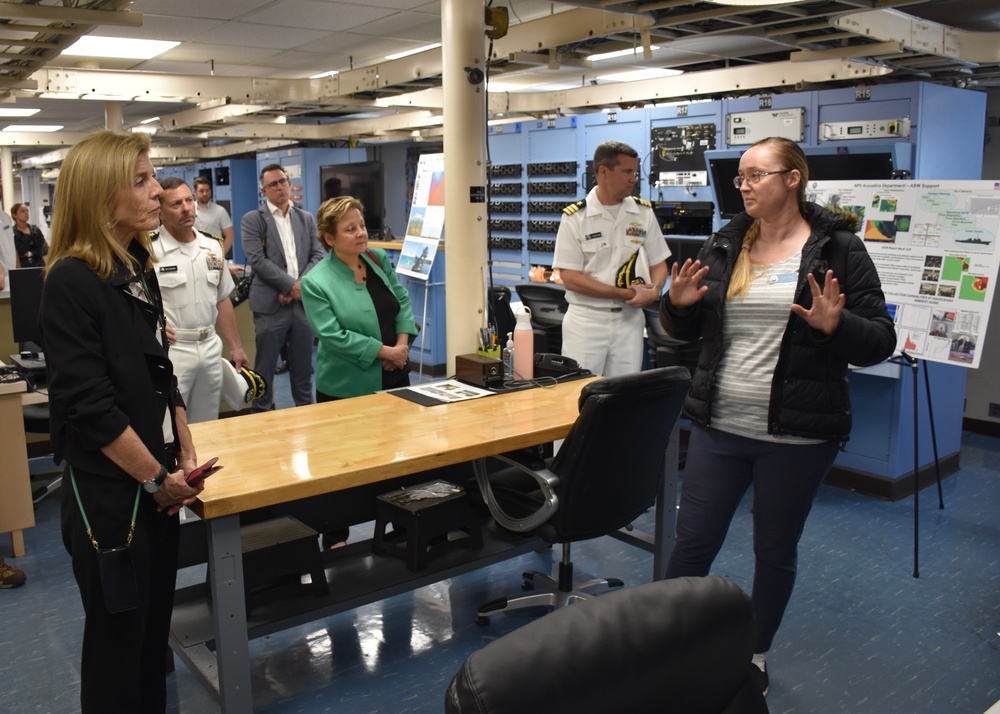 US Ambassador Kennedy tours USNS Mary Sears and Naval Oceanography