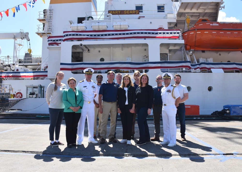 US Ambassador Kennedy tours USNS Mary Sears and Naval Oceanography