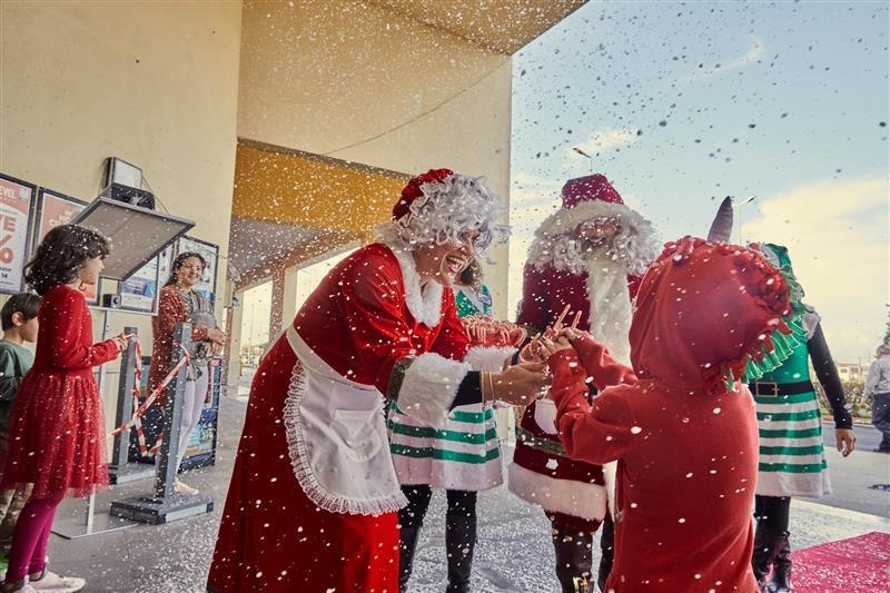 Santa Claus arrives at NEX locations around the world