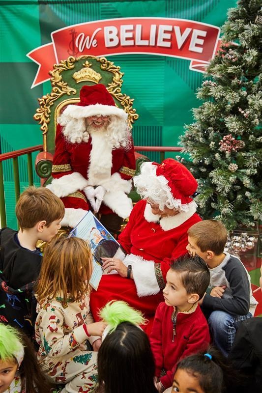 Santa Claus arrives at NEX locations around the world