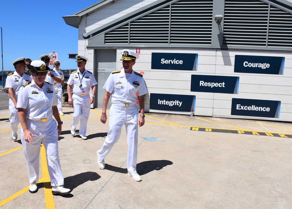 CNMOC Meets with Royal Australian Navy Counterparts