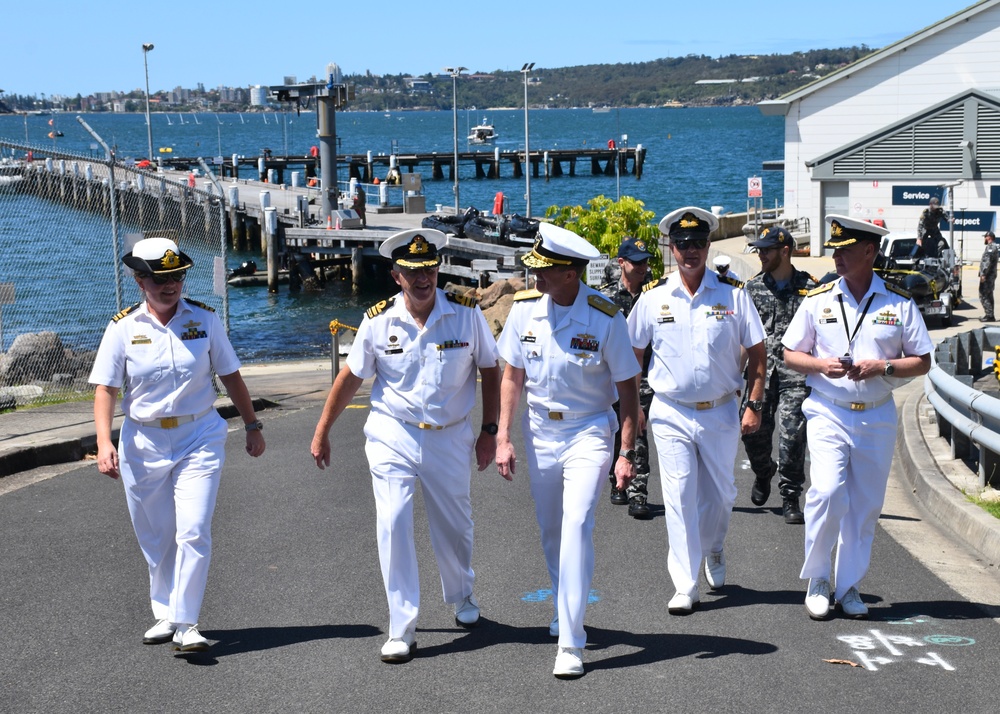 CNMOC Meets with Royal Australian Navy Counterparts