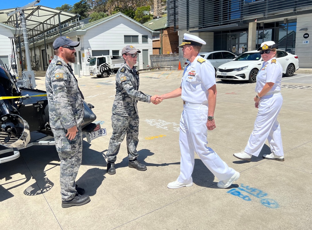 CNMOC Meets with Royal Australian Navy Counterparts