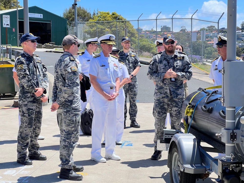 CNMOC Meets with Royal Australian Navy Counterparts