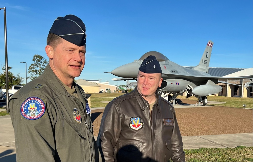 Maj. Gen. Lyons visit to CONR-1AF (AFNORTH &amp; AFSPACE)