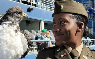 364th ESC at the Seattle Seahawk’s Salute to Service
