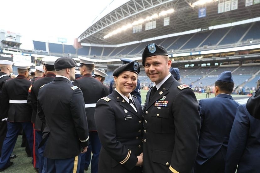 364th ESC at the Seattle Seahawk’s Salute to Service